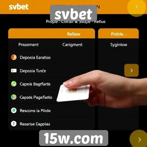Métodos de pagamento aceitos no svbet